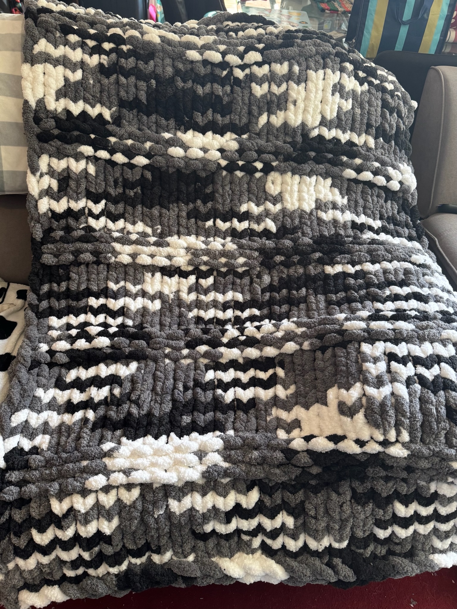Custom chunky knit creation
