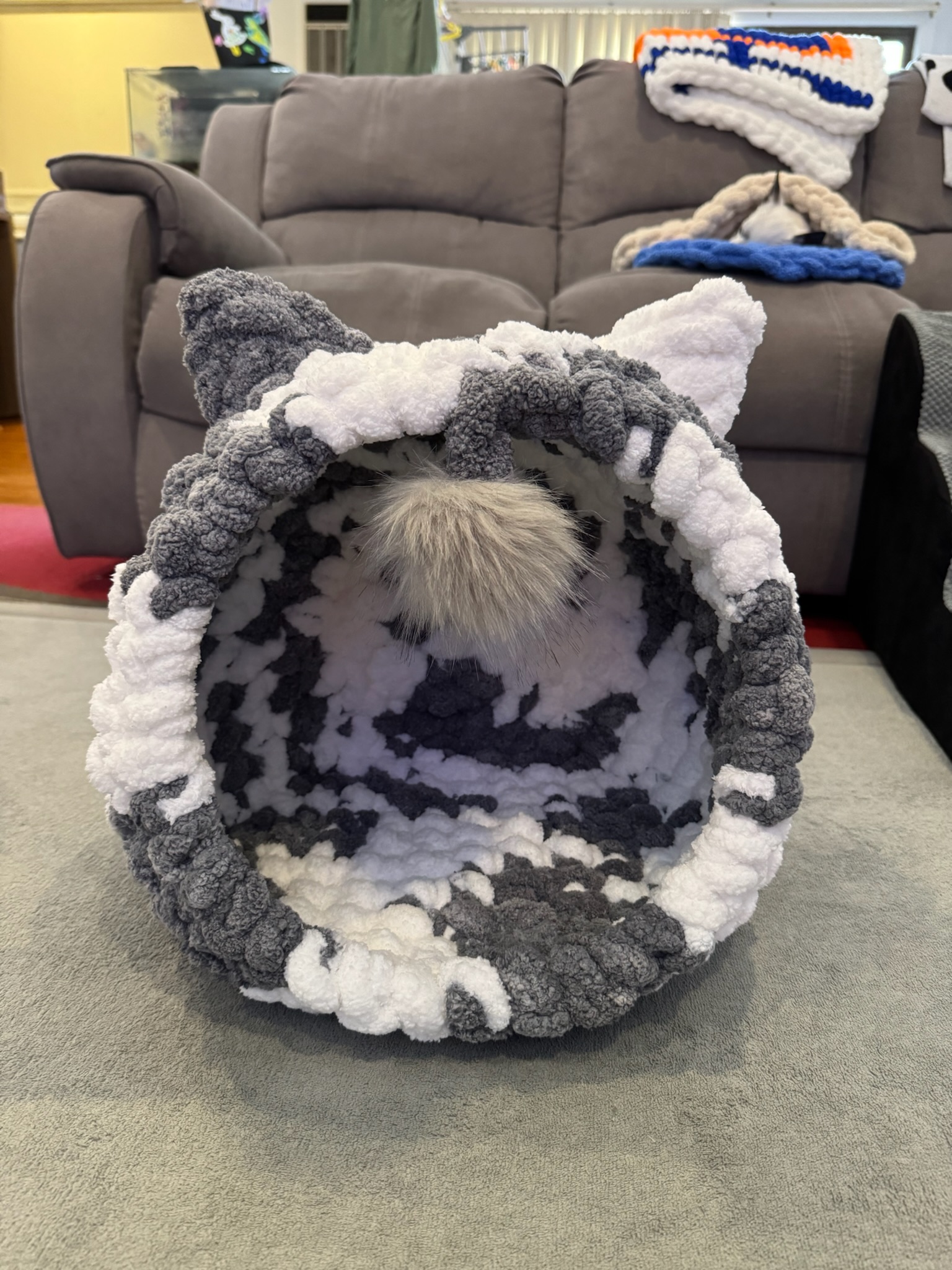 Custom chunky knit creation