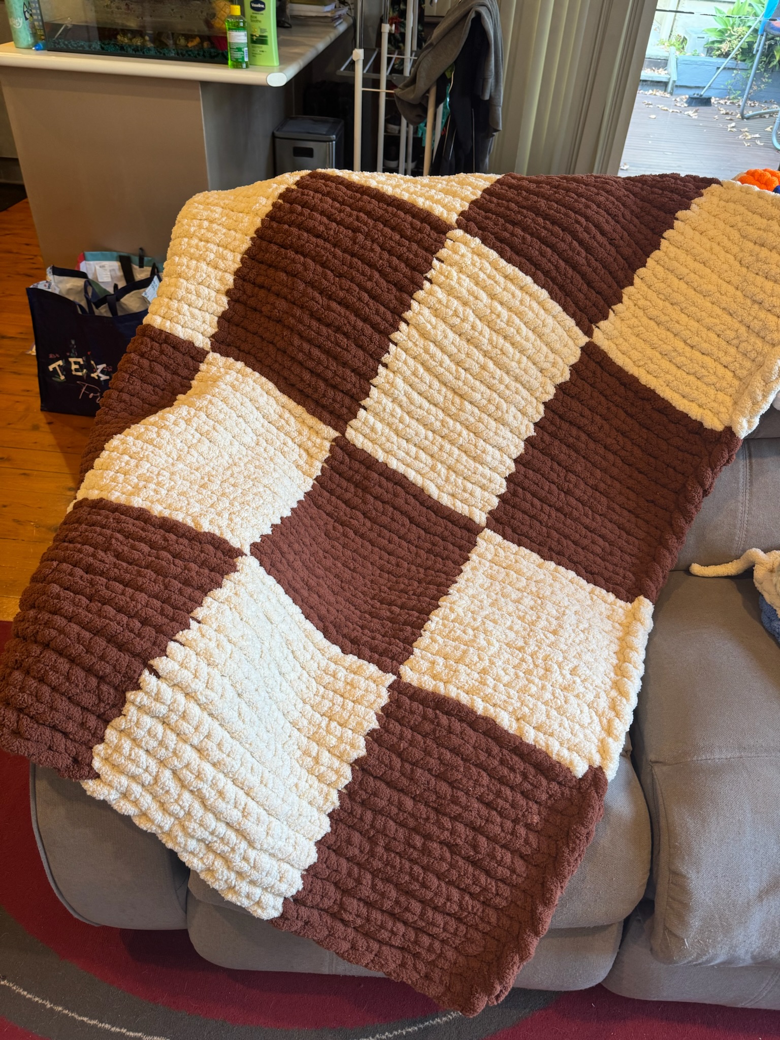 Custom chunky knit creation