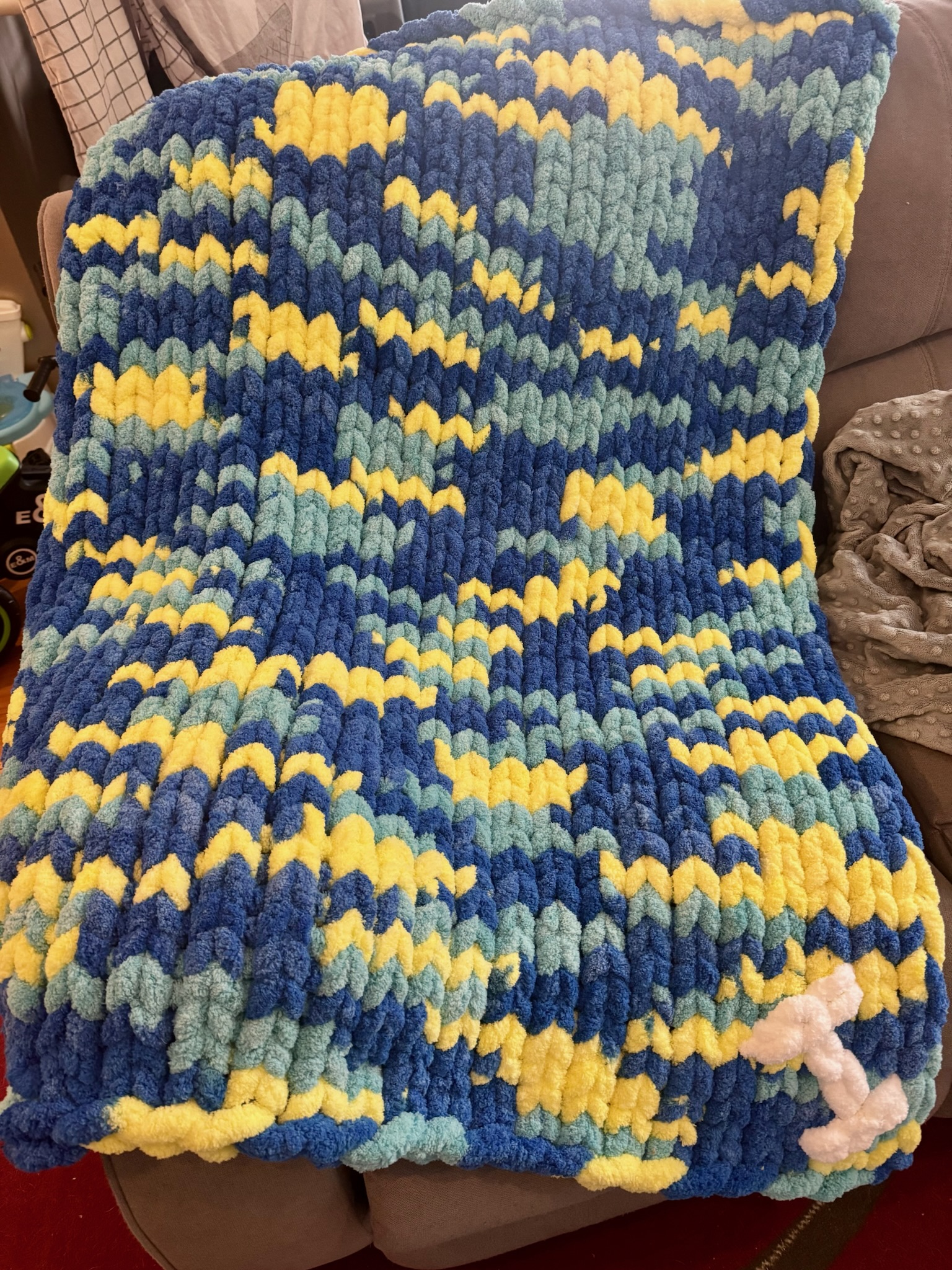 Custom chunky knit creation