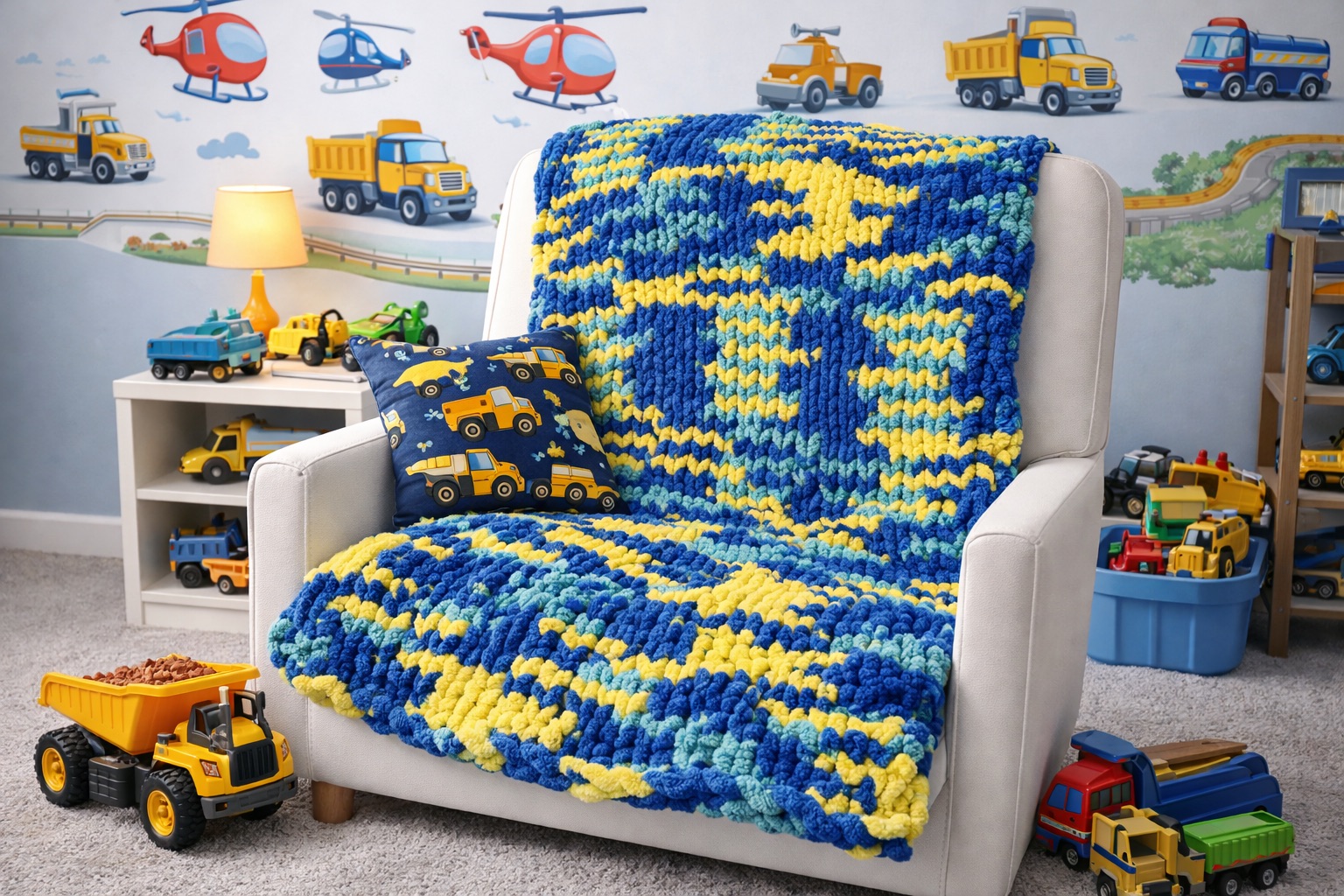 Custom chunky knit creation